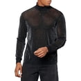 thumbnail image 1 of Dovford Mens Floral Lace Shirt See Through Casual Button Down Shirts 2025, 1 of 7