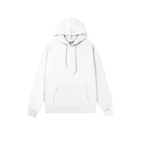 Dovford Mens Hoodies Pullover Long Sleeve Casual Lightweight Sweatshirts Winter Solid Color Hooded Tops with Kangaroo Pocket