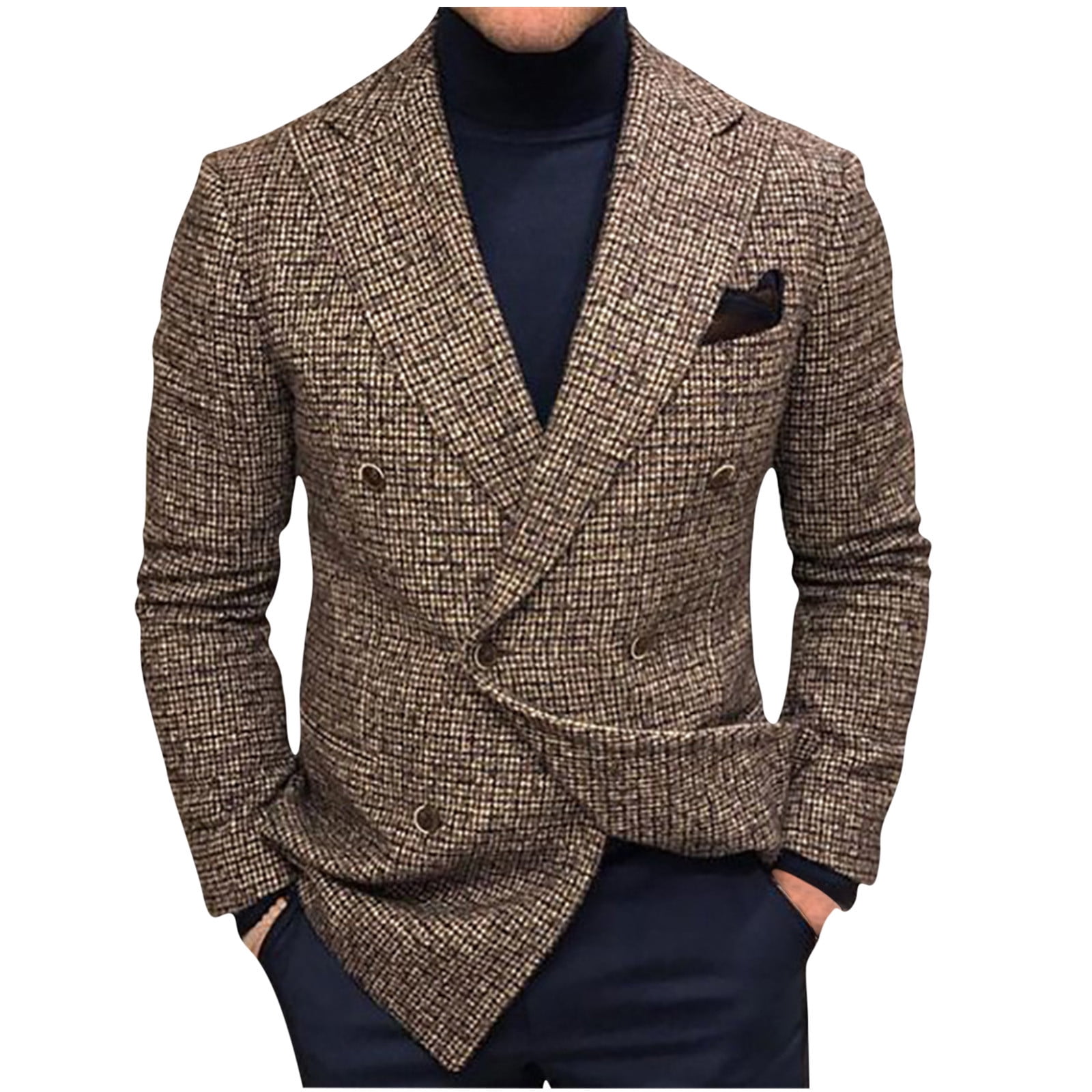 Dovford Mens Linen Blazer Slim Fit Lightweight Suit Jacket Summer Sports Coats for Casual Wedding Walmart