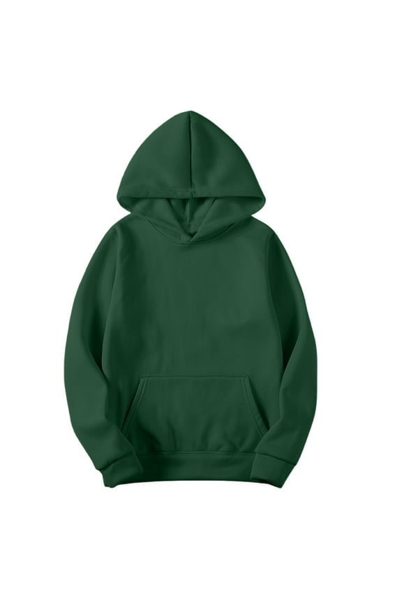 Mens Oversized Hoodie Pullover Heavyweight Fleece Hoodie Cotton Hooded Sweatshirt Plain Streetwear Hoodie wtih Pocket