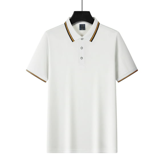 Dovford Mens Polo Shirts Short Sleeve Stretch Golf Polo Shirts Dry Fit Polo T Shirts for Men Golf Shirts Tennis Polo