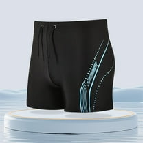 Dovford Mens Square Leg Swimsuit - Men's Lap Swimming Suits - Competitive Swimsuit Men for Lap Swimming