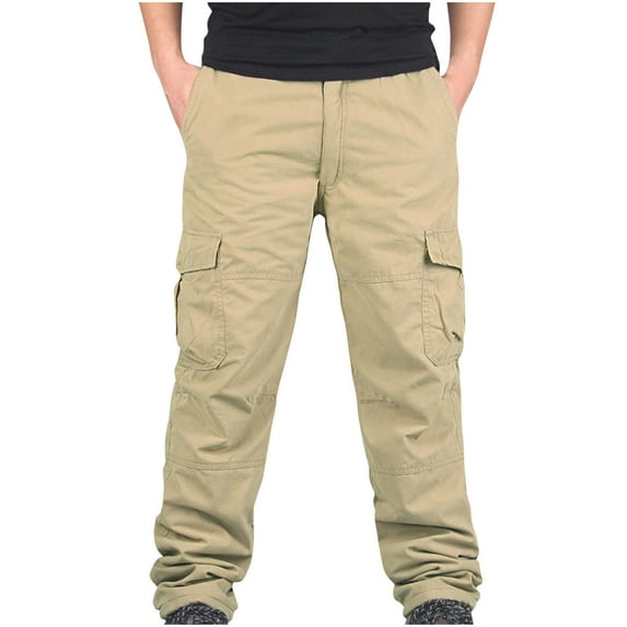 Dovford Mens Waterproof Hiking Pants Outdoor Snow Ski Fishing Fleece Lined Insulated Winter Pants