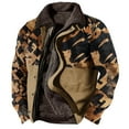 thumbnail image 1 of Dovford Mens Winter Jacket Western Jackets for Men Vintage Aztec Jacket Fleece Lined Coats Plus Size Cowby Coat 2025, 1 of 2