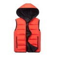thumbnail image 1 of Dovford Mens Winter Puffer Vests Stand Collar Lightweight Outerwear Zip Up Quilted Bomber Jacket Vest Warm Softshell Vest, 1 of 7
