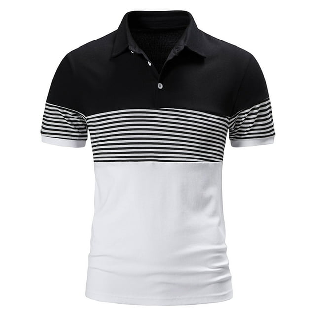 Dovford Muscle Polo Shirts For Men Slim Fit Short Sleeve Golf Shirts ...