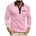 thumbnail image 1 of Dovford Polo Shirts Short Sleeve Men,Dress Shirt Slim Fit Collared with Pocket Breathable Casual Uv Protection for Summer Beach, 1 of 6