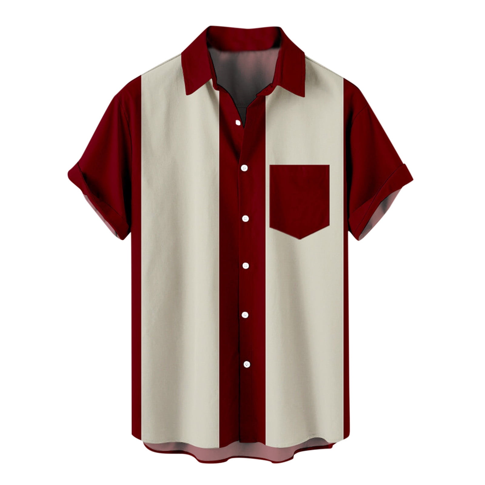 WNYEIME Button Down Shirt for Men Big And Tall Comfy Casual