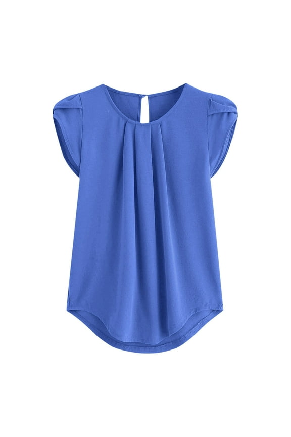 Summer Tops for Women 2024 Trendy Short Sleeve Fashion Square Neck Blouses Cute Petite Tops Shirts Dressy Tunic Tees