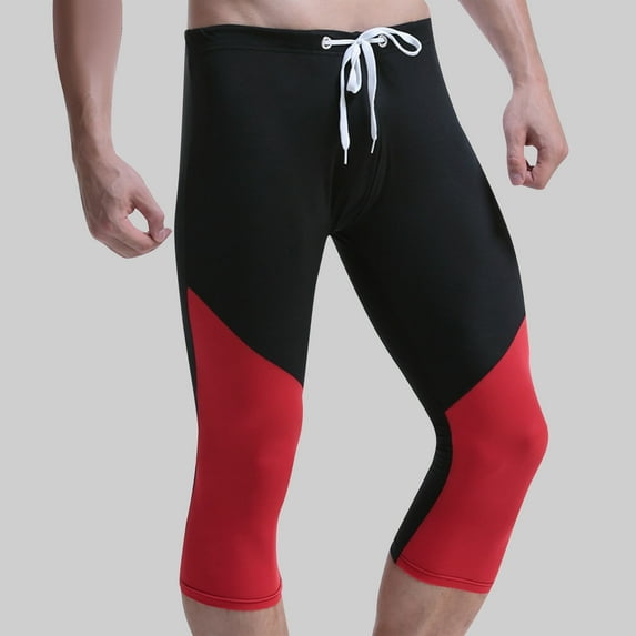 Dovford Swim Jammers for Men Athletic Training Endurance Swimsuit Durable Team Lap Swimming Racing Competition Swimwear