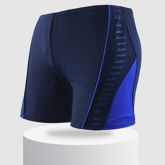 Dovford Swim Jammers for Men Square Leg Quick Dry Swimsuit Athletic Training Durable