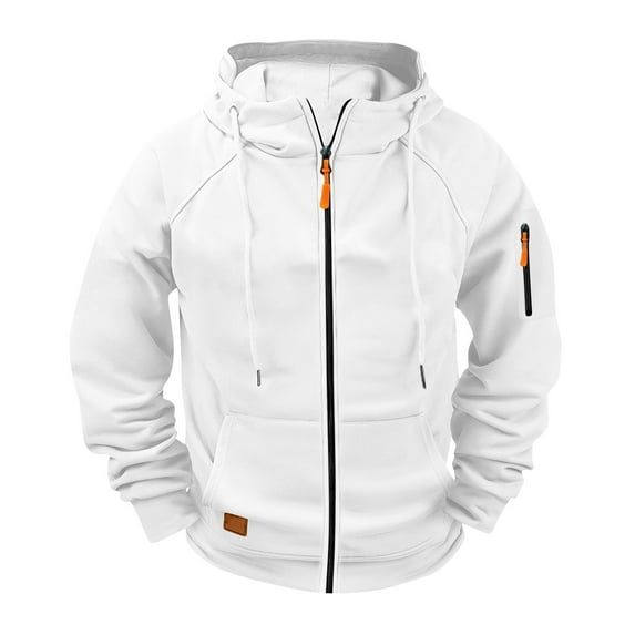 Dovford Tactical Hoodies for Men Military Full Zip Up Pullover Cargo Hoodie Jacket Fleece Hooded Sweatshirt with Pockets