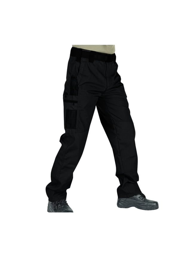 Tactical Pants Ripstop Combat Trousers Hunting Solid Zipper Outdoor Straight Cagro Pants for Men