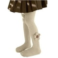 thumbnail image 1 of Dovford Toddler Baby Girl Tights Thick Cable Knit Leggings Stockings Winter Elastic Warm Pantyhose Childrens Bottom Socks And Pant (1-12 Years Old), 1 of 5