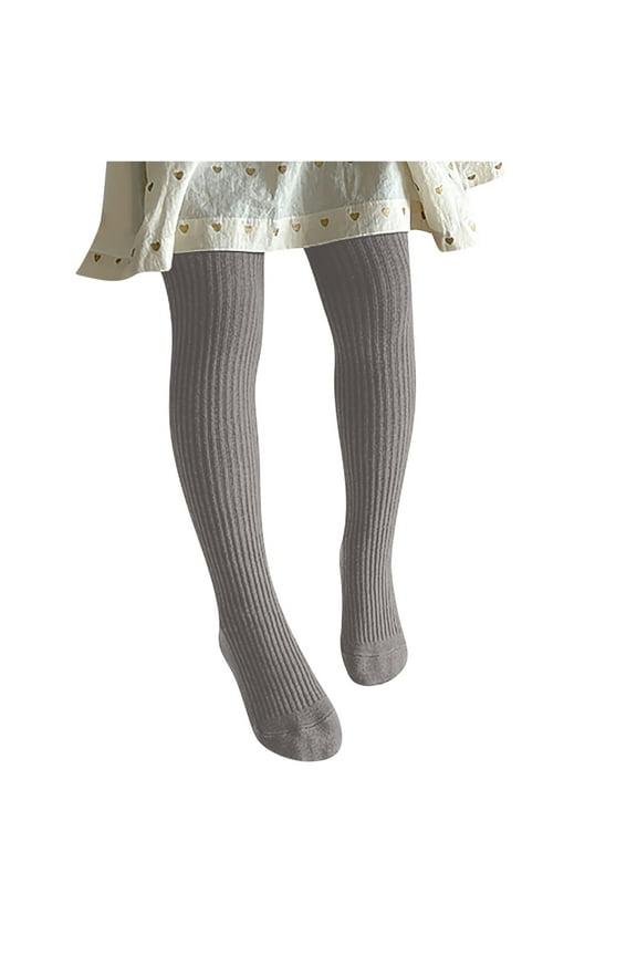 Toddler Girls Soft Tights Warm Knit Leggings Stockings Cotton Candy Colors Crochet Pantyhose for Infant Autumn Winter Outfits