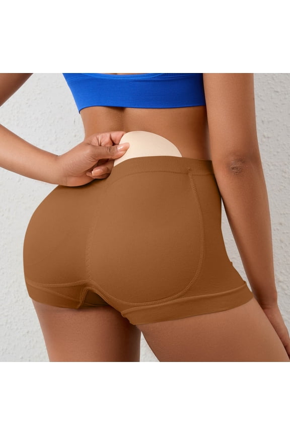 Women Butt Lifter Panties Padded Shapewear Hip Enhancer Pads Shorts Seamless Underwear Tummy Control Boyshorts