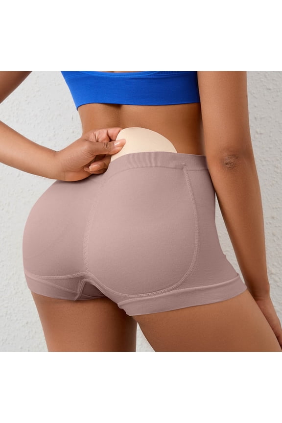Women Butt Lifter Panties Padded Shapewear Hip Enhancer Pads Shorts Seamless Underwear Tummy Control Boyshorts