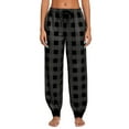 thumbnail image 1 of Dovford Women Plaid Pajama Pants Comfy Lounge Pants Sleep Pj Bottoms Jogger Trousers with Pockets Drawstring, 1 of 5