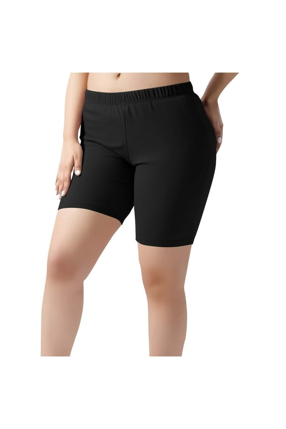 Women's Plus Size Cotton Biker Shorts | Cotton | Large - 5XLarge