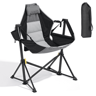 Dovov Hammock Camping Chair, Outdoor Swing Hammock Chair Portable Folding Chair with Adjustable Backrest and Carry Bag