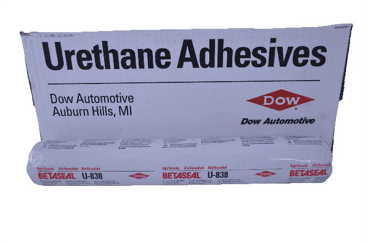 Dow / Dupont U838 Auto Glass Primerless Urethane, Adhesive Sealant 12x