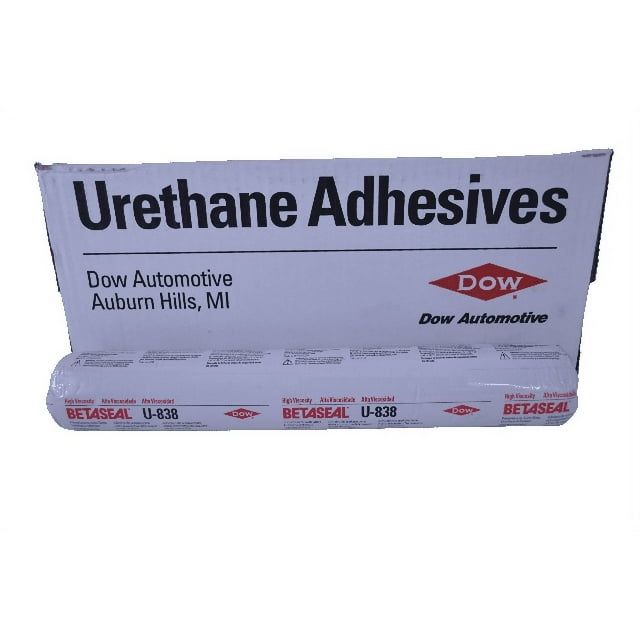 Dow / Dupont U838 Auto Glass Primerless Urethane, Adhesive Sealant 12x