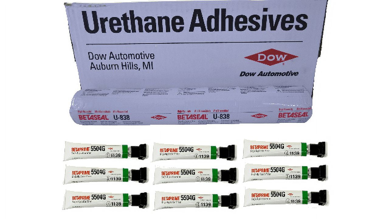 Dow / Dupont U838 Auto Glass Primerless Urethane, Adhesive Sealant 9x