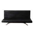 thumbnail image 1 of Dowbom Armless Futon Slipcover Stretch Sofa Bed Slipcover PU Leather Furniture Protector, 1 of 7