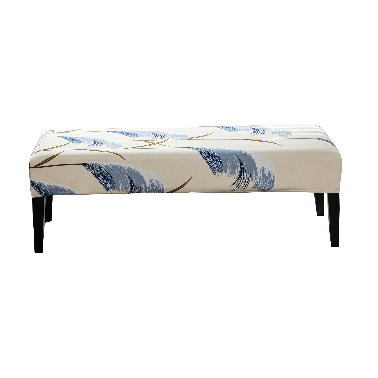 Dowbom High Stretch Dining Bench Cover,Printed Rectangular Bench Seat ...