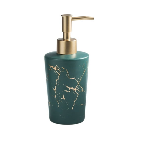 Dowbom Liquid Soap Dispenser For Bathroom, Hand Soap. Ceramic Refillable Lotion Dispenser