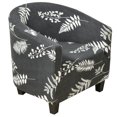 thumbnail image 1 of Dowbom Printed Club Chair Slipcover Stretch Armchair Cover Washable Tub Chair Covers, 1 of 8