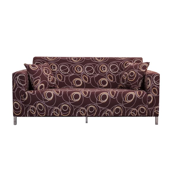 Dowbom Sofa Slipcover Printed,Super Stretch Couch Cover with Elastic Bottom Universal Anti-Slip Furniture Protector Elastic Washable Anti-Scratch Spandex Sofa Cover for Living Room-Chair(35"-55")-H
