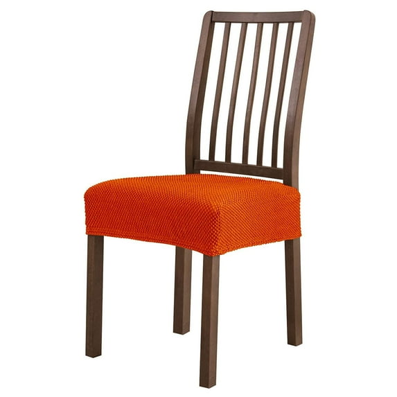 Dowbom Stretch Dining Room Chair Seat Covers Jacquard Cushion Cover Washable Furniture Protector