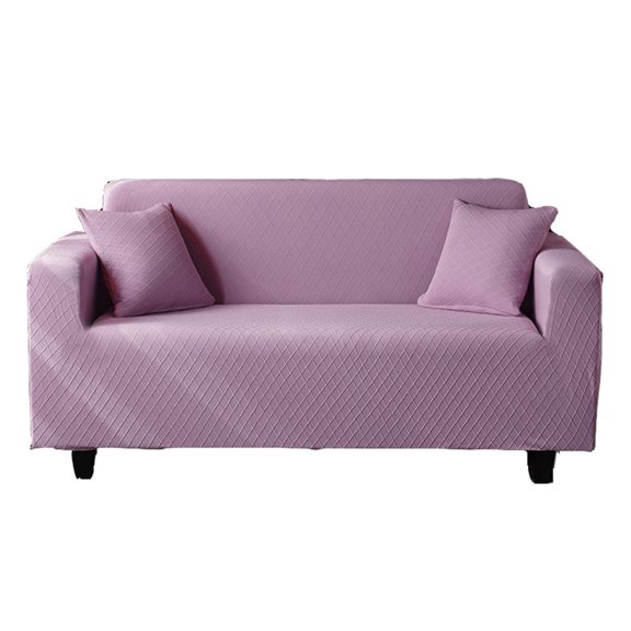 Dowbom Super Stretch Sofa Slipcover,1-Piece Furniture Protector with Elastic Bottom Non-slip Washable 1/2/3/4 Seater Couch Cover Anti-Scratch Jacquard Sofa Cover for Living Room-XL(235-300CM)-J