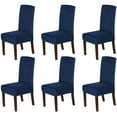 thumbnail image 1 of Dowbom Velvet Dining Chair Slipcover Stretch Chair Cover Soft Washable Chair Slipcover, 1 of 7
