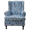 thumbnail image 1 of Dowbom Wingback Chair Slipcover with arms, Stretch Wing Chair Covers Slipcover 2 Piece, 1 of 4