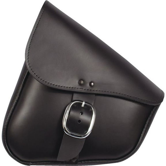 Dowco 59909-00  59909-00; Leather Swing Arm Bag Brown W / Matte Black Buckle