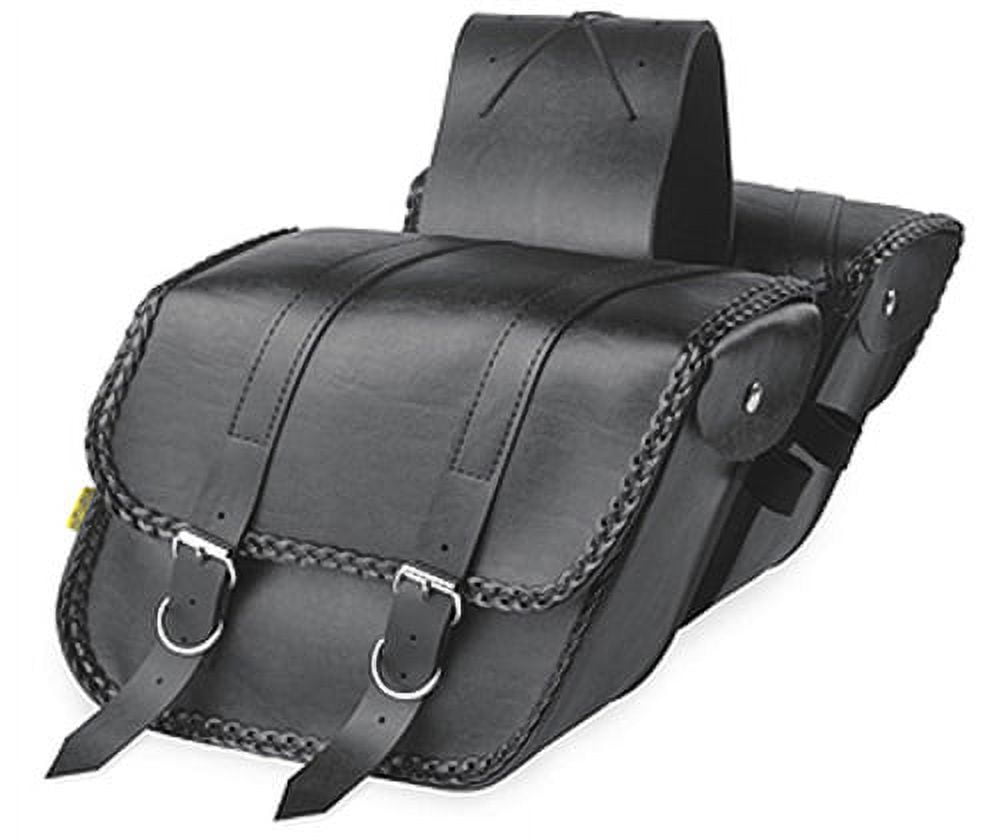 Dowco SB707B Braided Series Compact Slant Saddlebag Set