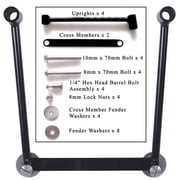 Dowco Willie & Max 58633-00 Motorcycle Saddlebag Hard Mount Kit: Steel, Universal. Handcrafted. Made in the USA.