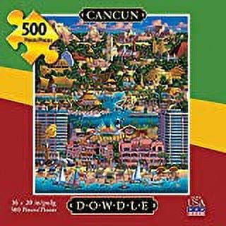 Dowdle Folk Art Puzzle Cancun 500 Pieces - Walmart.com