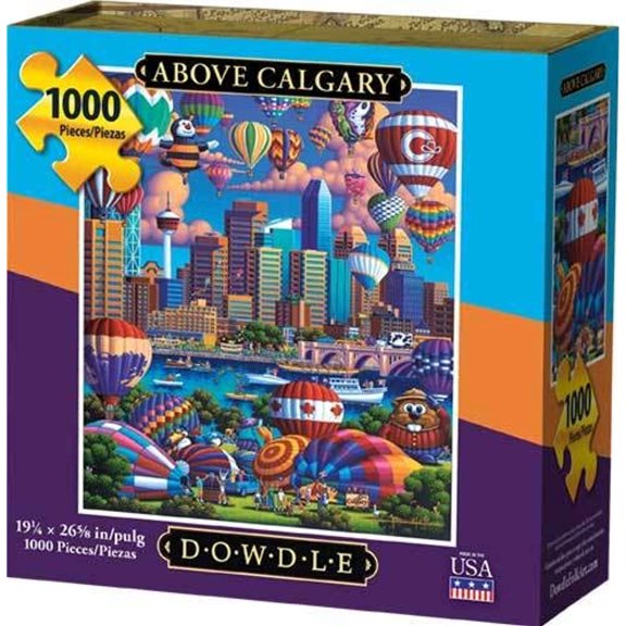 Dowdle Jigsaw Puzzle - Above Calgary - 1000 Piece