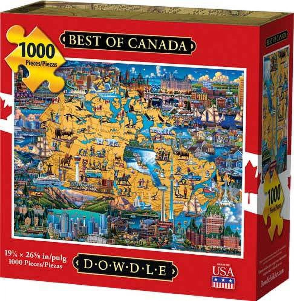 Dowdle Jigsaw Puzzle Best of Canada 1000 Piece