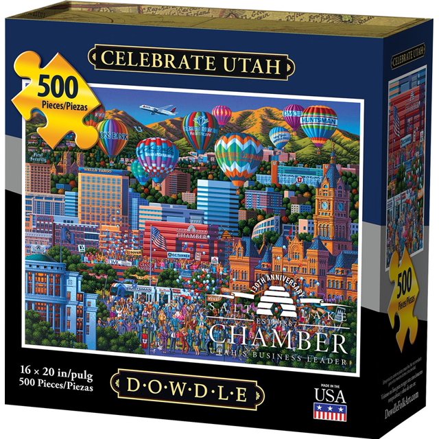 Dowdle Jigsaw Puzzle Celebrate Utah 500 Piece