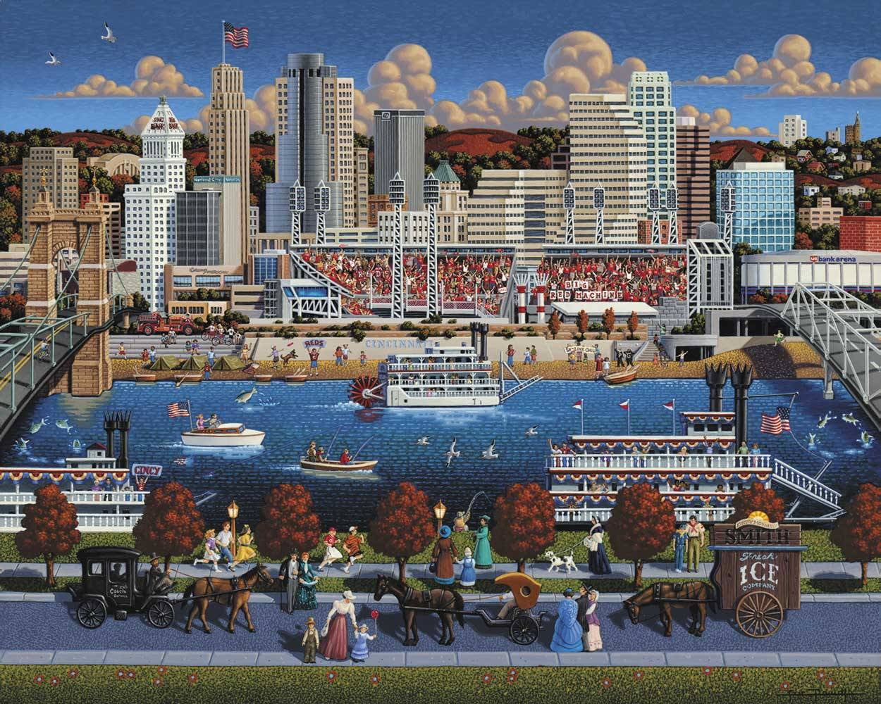 Dowdle 500-Piece Jigsaw Puzzle - Frankenmuth, Michigan - Collectible American-Made Puzzle With Colorful Story - View #12