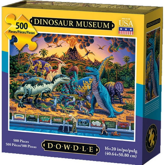 Dowdle Jigsaw Puzzle - Dinosaur Museum - 500 Piece