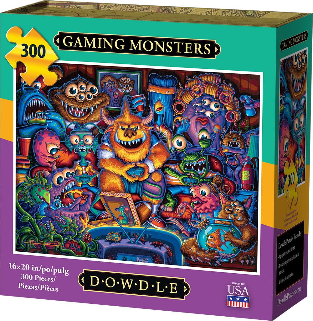 Dowdle Jigsaw Puzzle - Gaming Monsters - 300 Piece