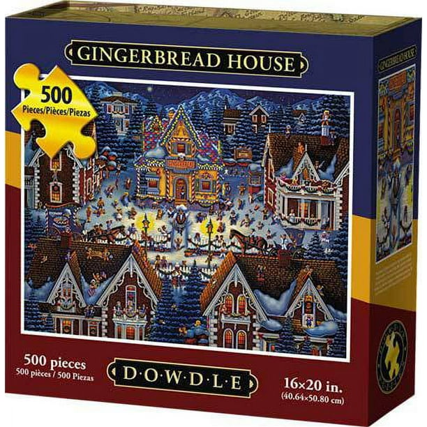 Dowdle Jigsaw Puzzle Gingerbread House 500 Piece