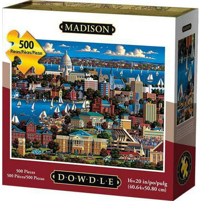 Dowdle Dublin 500 Piece Jigsaw Puzzle - Irish City Landscape