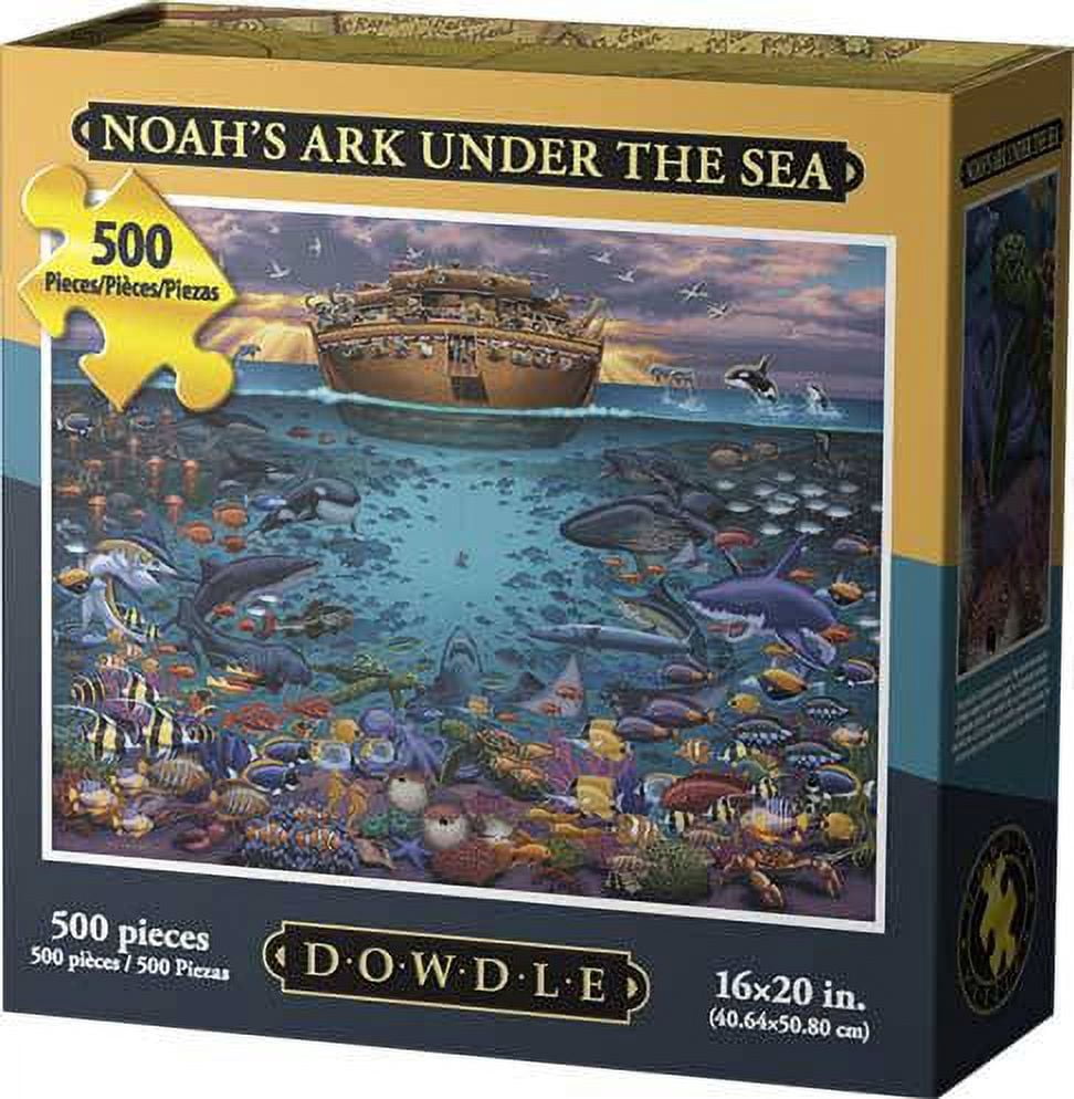 Dowdle Jigsaw Puzzle - Noah's Ark Under the Sea - 500 Piece - Walmart.com