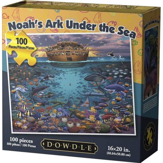 Dowdle Jigsaw Puzzle - Noahs Ark Under The Sea - 100 Piece - Walmart.com
